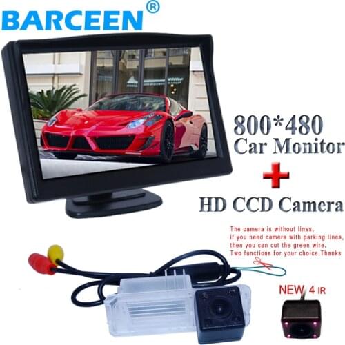 HD CCD image sensor +auto +wire+170 wide view lens angle car rear view monitor and car rear camera for Volkswagen GOLF 6/Magotan