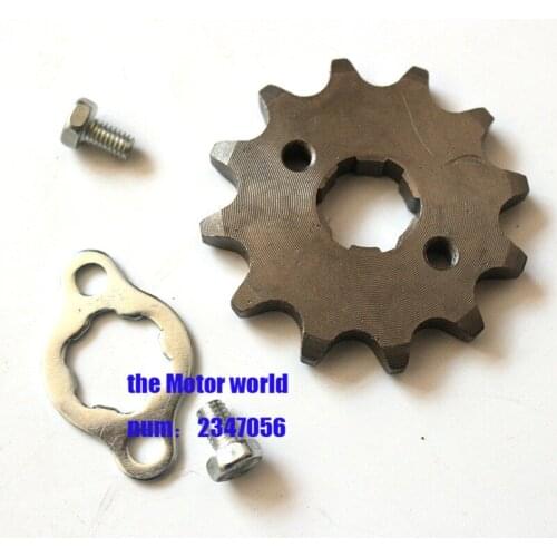 Good quality 12T Teeth 20mm Front Sprocket For 530 Chain Loncin Lifan Engine Pit Bike ATV xz250r