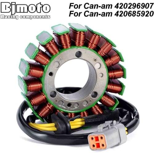 BJMOTO Magneto Stator Coil For Can-am Renegade 570 800 800R 850 1000 1000R 420296907 420685920 Generator Alternator Engine Coil