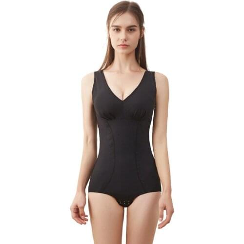 2XL Women Full Body Shaper Waist Trainer Tummy Control Corset Slimming Bodysuit Postpartum Push Up Underwear Shapewear L-XXL