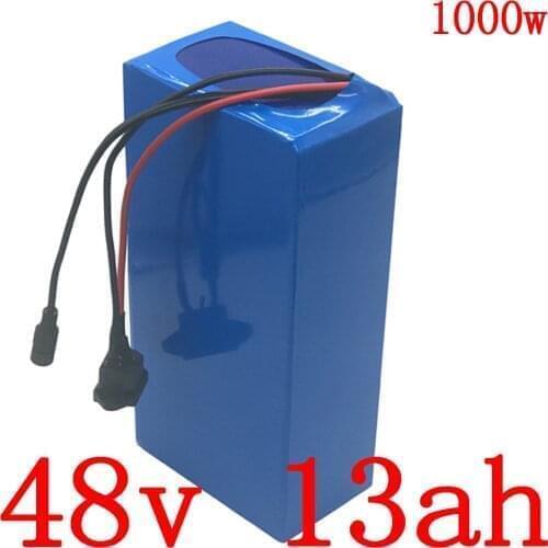 48V electric bicycle battery pack 1000W 48V 13AH lithium ion ebike battery fit 48V Bafang/8fun BBS02 500W 750W 1000W motor