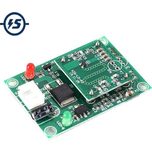 Microwave Radar Sensor Module 5.8GHz DC 3.3V 5V 9V 12V 20W Voltage Output Switch Controller Human Body Induction Sensor