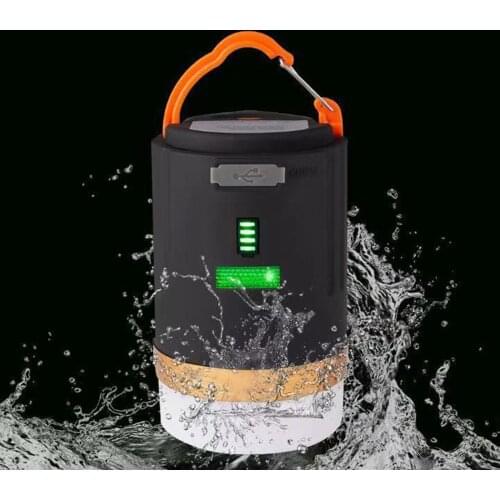 Outdoor Hiking Camping Portable Tent Lamp Remote Control Hanging Lantern Light Outdoor Picnic Accessories