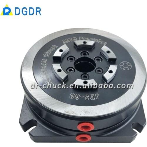 Pneumatic diaphragm chuck, small work-piece CNC process center chuck, graving and milling high precision chuck
