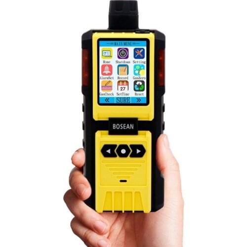 Bosean K-600 Portable 4 in 1 Multi Gas Air Monitor Handheld Gas Detector EX Oxygen Hydrothion Carbon Monoxide Combustible Gas An