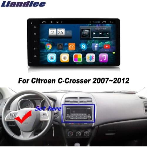 Android HD Touch Screen For Citroen C-Crosser 2007 2008 2009 2010 2011 2012 Stereo Radio Multimedia Player GPS Navigation System