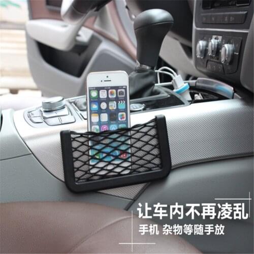 Auto Paste Net Pocket Phone Holder for Peugeot 308 508 2008 3008 4008 6008 301 206 307 406 407 207 208 408