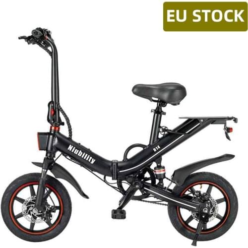 [EU STOCK] Niubility N14 Folding Electric Bike 2 Wheels Electric Bicycles 14 Inch 400W 48V 15Ah Adult Electric Bicycle25