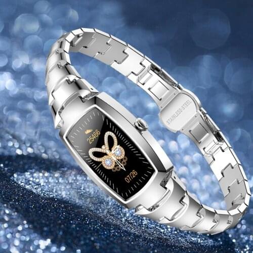 Smart Watch Women H8 pro Bracelet Heart Rate Blood Pressure Monitor Womens Watches IP67 Waterproof Smartwatch For Android ios