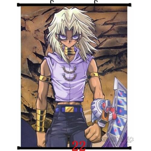 Coscase Japanese Anime Yu-Gi-Oh! Duel Monsters Honda Hiroto Bakura Ryo Kaiba Mokuba Home Decor Wall Scroll Poster Pictures