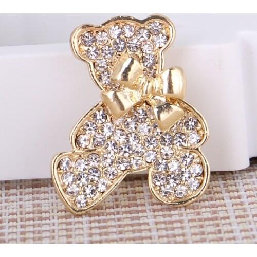 Creativity Bear Brooch Jewelry For Women/men Fashion Jewelry Brooch Pins Metal Scarf Wedding Gift Diy Jewellery Accessories