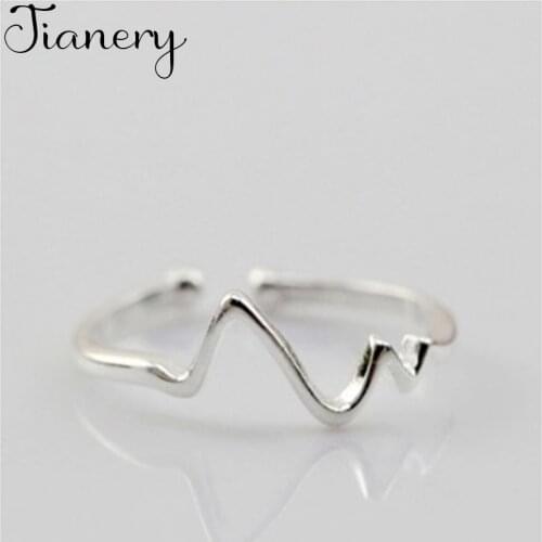 JIANERY Personality Exaggerated Geometric Rings For Women Engagement Jewelry Girls Open Finger Rings