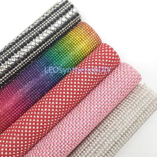 1PC 20X22CM Diamond Glitter Sheets For Making Bows LEOsyntheticoDIY 2S13B