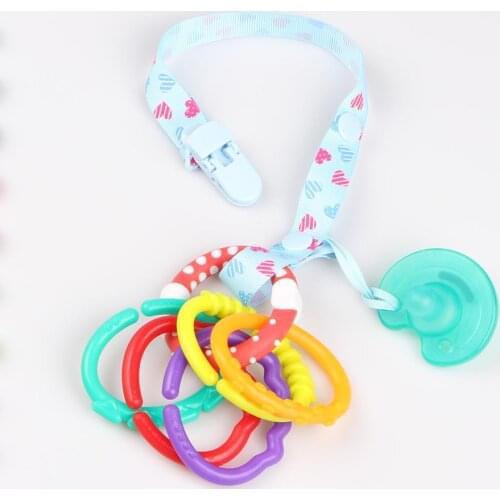 1pcs Colour Material Pacifier Cute Baby Clips Chain Dummy Clip Holder Nipples Children Cartoon Pacifier Clip Soother Holder