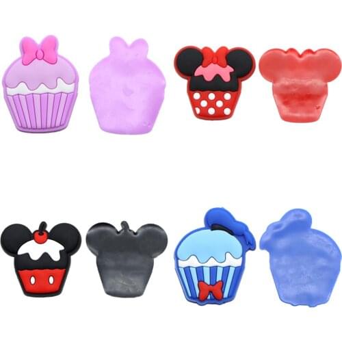 10pcs Lovely PVC Soft Rubber Patch Flatback Scrapbook Kawaii DIY Embellishments Accessories Handmade Clothes,10Yc19321