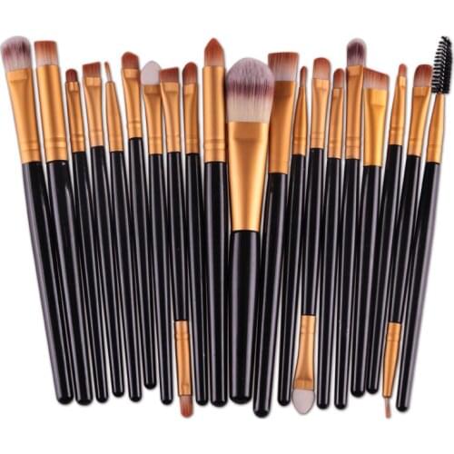 20 Pcs Makeup Brushes Set Eye Shadow Foundation Powder Eyeliner Eyelash Lip Make Up Brush Cosmetic Beauty Tool Kit
