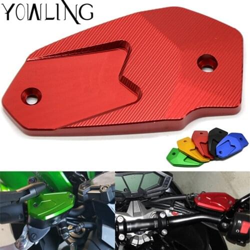 Motorcycle Accessories Brake Fluid Tank Cap Cover Brake Fluid Reservoir For Kawasaki ER6N ER6F Z800 NINJA Z650 Versys650 Z900