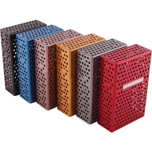 Hollow out Aluminum Flip Cover 20 Ciggarettes Case Creative Portable Personality Metal Ciggarette Box Tobacco Smoke Accessories