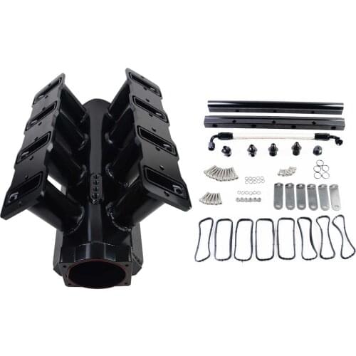 AP02 102mm Black Intake Manifold LS1 LS2 LS6 For Cadillac Chevy Saab Corvette CTS SSR