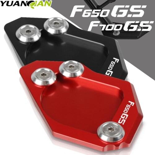 Motorcycle Side Stand Pad Plate Kickstand Enlarger Support Extension Fit Most Motorbikes For BMW F650GS F650 GS F 650 GS Twin