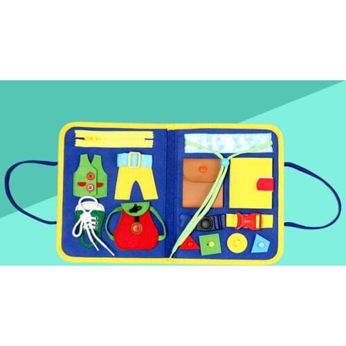 Toddler Busy Board Early Education Activity Board Baby Sensory Montessori Toys