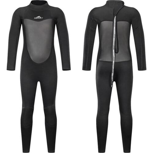 2MM Neoprene Wetsuits Kids Swimwears Diving Suits Long Sleeves Boys Girls Surfing Children Rash Guards Snorkel One Pieces