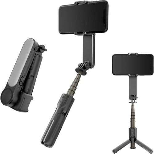 Cellphone Handheld Gimbal Stabilizer Selfie Stick Tripod Wireless Remote Control Single Axis For Video Shooting