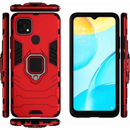 Holder Finger Ring Phone Case For OPPO A15 Magnetic Armor Shockproof Cover on the For Oppo A15 6.52" OppoA15 Case Fundas Shell
