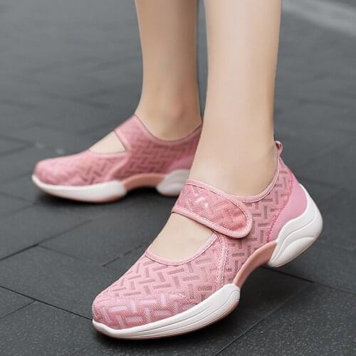 Large Size Sport Shoes For Women Sneakers Casual Lightweight Jogging Shoes Comfy Running Shoes For Women Pink Platform Sneakers