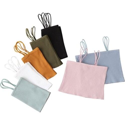 7-Color Girls Camisole Solid Color Tank Tops For Girls Cotton Kids Underwear Baby Undergarments Toddler Tank Top