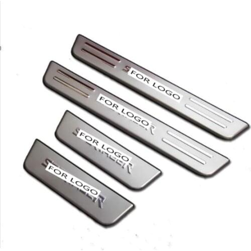 Free shipping Stainless Steel Door Sill Scuff Plate Inside and outside For KIA Sportage R 2011 2012 2013 2014 2015