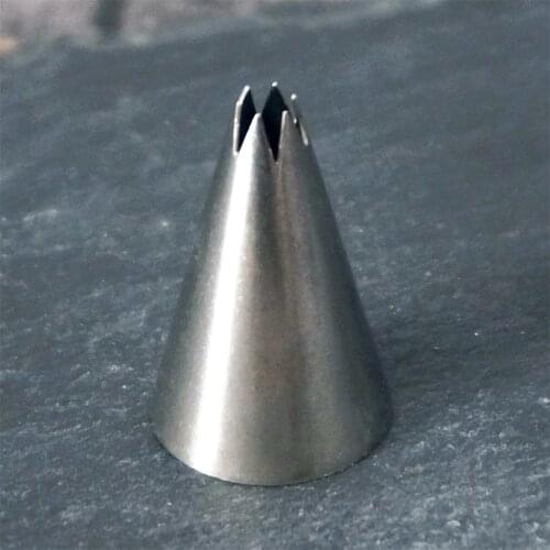 #17 Open Star Icing Nozzle Stainless Steel Small Size Piping Tip Cake Decorating Tips Royal Icing Pastry Tip Tools Bakeware