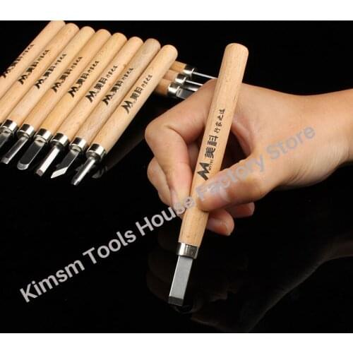 Professional High Quality Carving Chisel Set For Woodworking Crafts Rubber Stamp Carving Pen Carpenter Carving Tools Cutting Pad