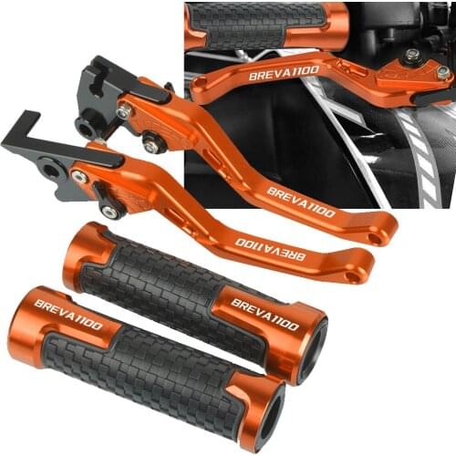 Motorcycles Handle grips handlebar grip Brake Clutch Levers For MOTO GUZZI BREVA1100 2006-2012 2011 2010 2009 2008 2007 2005