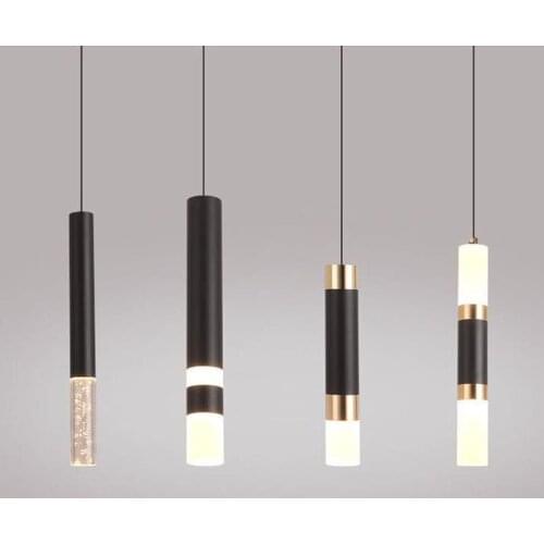 Led Pendant light Dual light sources shine up and down droplight fixture Kitchen Island Dining Room Shop Bar Counter Decoration