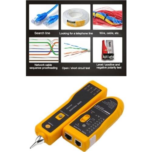 Lan Cable Tester Cat5 Cat6 RJ11 RJ45 Utp Stp Detector Line Locator Tracker Phone X4YD