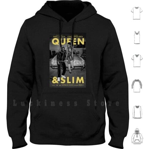 Queen & Slim Hoodies Long Sleeve Queen Slim Queen And Slim Daniel Kaluuya Jodie Turner Smith