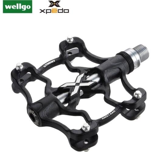Wellgo XPEDO XMX14AC Ultralight CNC Aluminum Alloy Bicycle Pedals Cycling MTB Road Bike Bearings Anti-Slip Pedal 4 Colors