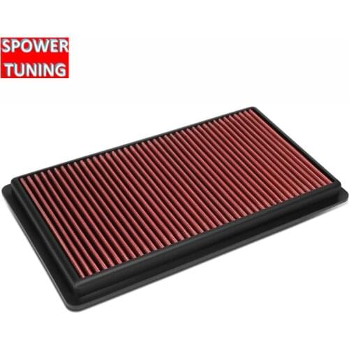 SPOWERTUNING Engine Air Filter:Washable,Replacement Filter:For 2007-2019 Ford/Lincoln SUV and Compact V6/L4,Explorer,Flex,Taurus