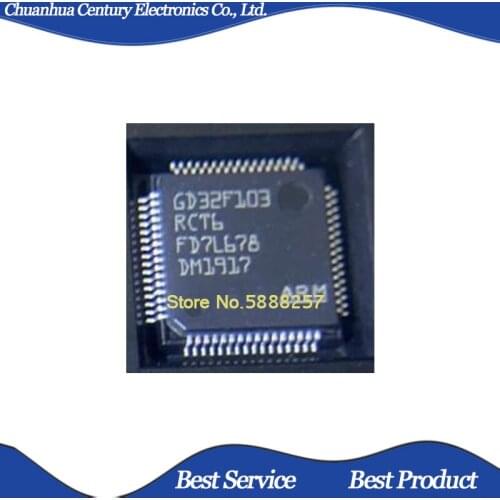 1 Pcs/Lot GD32F103RCT6 LQFP64 New and Original In Stock