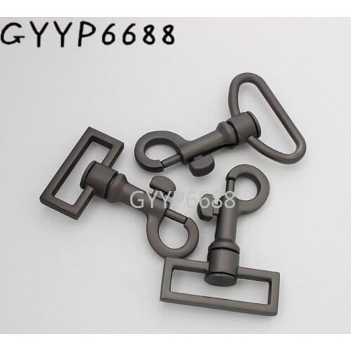 10 30 100 pieces 32mm 38mm 40mm inner matte gun high quality snap hook shoulderbag swivel clasp hooks purse hardware