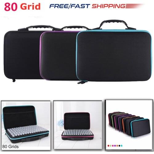 7 colors 80 grid diamond painting cross stitch accessories tool box container diamond storage bag box mosaic tote bag household