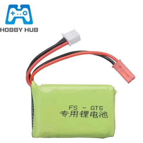 7.4v 1500mah 2S RC Lipo Battery for Flysky FS-GT5 2.4G 6CH Transmitter 7.4v Lithium Battery for RC Car Boat Remote Control