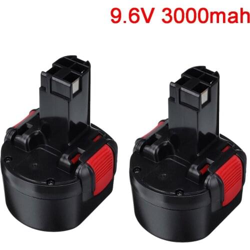 For Bosch BAT048 battery 9.6V 3000mAh Ni-CD Rechargeable Battery Power Tools Battery for Bosch PSR 960 BH984 BAT048 BAT119