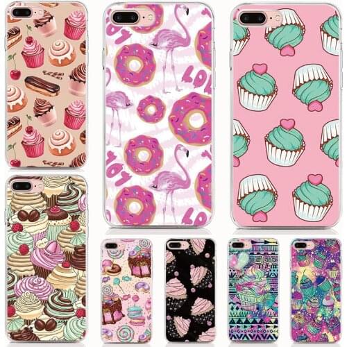 For Sony Xperia 10 II 1 5 II C4 L4 L3 L2 M5 E5 M4 Aqua L1 T3 Case Cupcakes Cover Protective Coque Phone Case for sony 10 II case