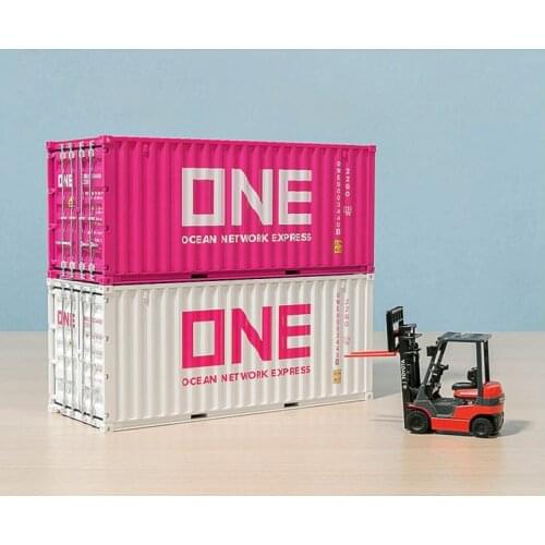 Collectible Toy Model Gift 1:20 Scale ONE Ocean Network Express 20 GP Truck,Ship Container Model For Business Gift,Display