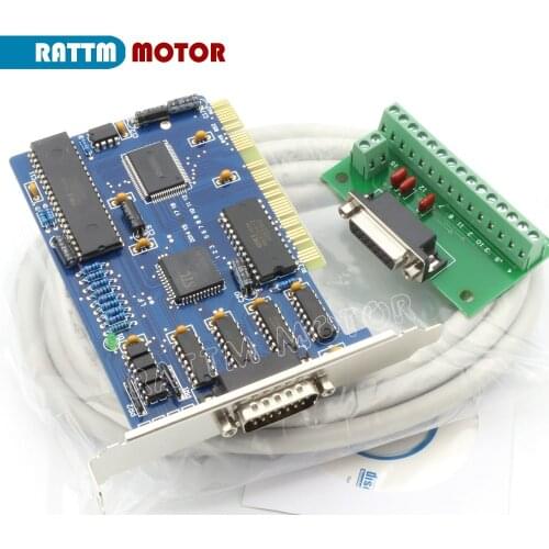 NC Studio PCI motion ncstudio 3 Axis controller card set for CNC router Engraving Milling machine Interface Adapter Breakout