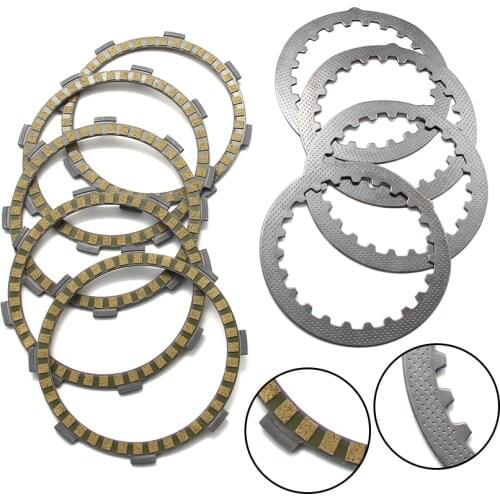 Motorcycle Clutch Friction Disc Plate Kit For Yamaha DT80 YZ80 DT100E DT100F DT100G DT100H DT100H DT100K MX100F MX100F MX100H