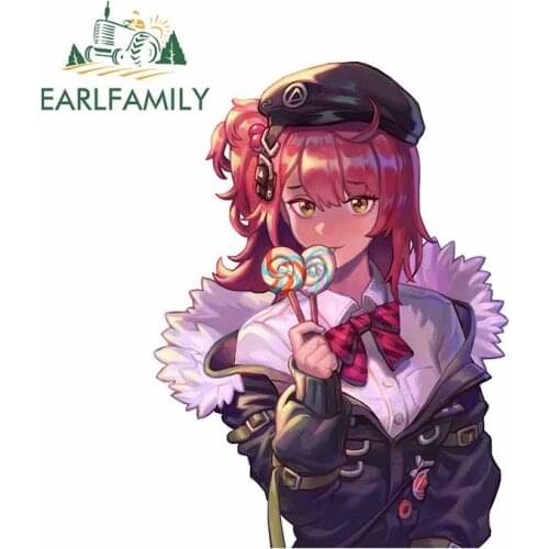 EARLFAMILY 13cm x 9.5cm for Commission Girls Frontline Car Stickers Laptop Motorcycle Trunk Decal Windows Surfboard Decoration
