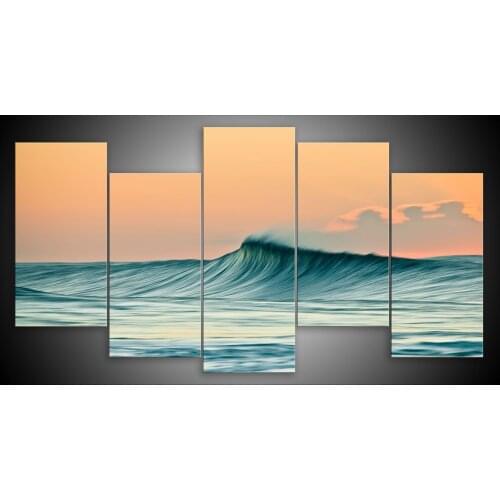 Wall Picture HD Seascape Painting Canvas Art poster prints Sea wave Landscape on canvas For Decoration Modular Pictures